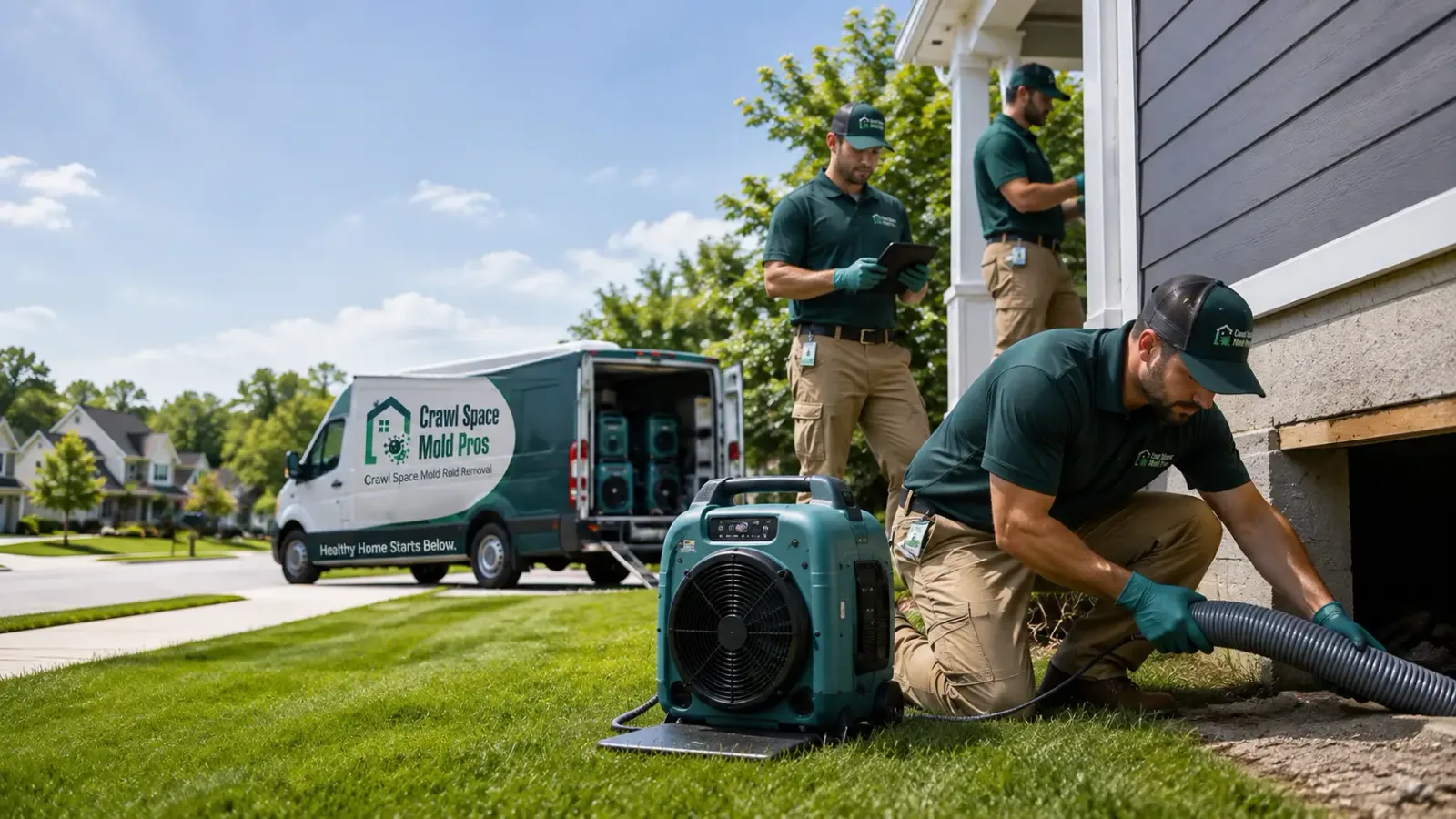 Crawl Space Mold Removal in Castle Rock, WA